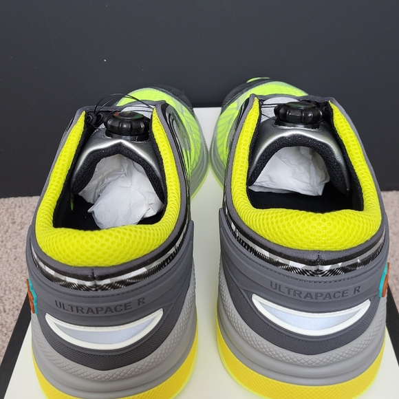 NEW Gucci ultrapace sneakers Neon Green color mens size 10UK size(13in length) - Picture 3 of 4